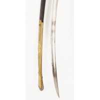 Armes Blanches SABRE D'OFFICIER SUPÉRIEUR DE MARINE DIRECTOIRE PREMIER EMPIRE MONTURE À L'ALLEMANDE & GARDE PERLÉE 51615-6 - 11
