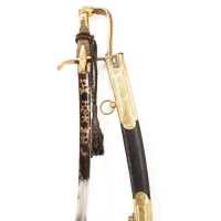 Armes Blanches SABRE D'OFFICIER SUPÉRIEUR DE MARINE DIRECTOIRE PREMIER EMPIRE MONTURE À L'ALLEMANDE & GARDE PERLÉE 51615-6 - 14