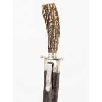 Coutellerie FORT COUTEAU BOWIE KNIFE 19è  SHEFFIELD GUERRE SECESSION CIVIL WAR 1860 ARKANSAS XIXè  - 10