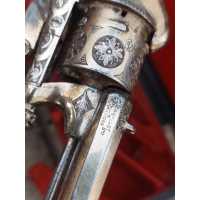 Armes de Poing REVOLVER CHAMELOT DELVIGNE 1862 CAL. 7MM À BROCHE  DIT DE "GAUCHER" FINITION LUXE DORÉ EN COFFRET  - 10