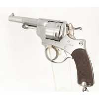 Armes de Poing REVOLVER RÉGLEMENTAIRE TROUPE D'INFANTERIE CHAMELOT DELVIGNE MAS 1877  ST-ETIENNE CALIBRE 11MM - FRANCE IIIè REPU