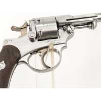 Armes de Poing REVOLVER RÉGLEMENTAIRE TROUPE D'INFANTERIE CHAMELOT DELVIGNE MAS 1877  ST-ETIENNE CALIBRE 11MM - FRANCE IIIè REPU