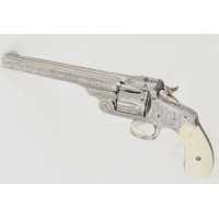 Armes de Poing REVOLVER DE LUXE SMITH & WESSON NEW MODEL N°3 RUSSIAN SINGLE ACTION CALIBRE 44 RUSSIAN 1878-1912 - USA XIXè VIC3 