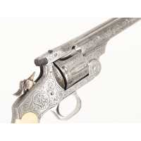 Armes de Poing REVOLVER DE LUXE SMITH & WESSON NEW MODEL N°3 RUSSIAN SINGLE ACTION CALIBRE 44 RUSSIAN 1878-1912 - USA XIXè VIC3 