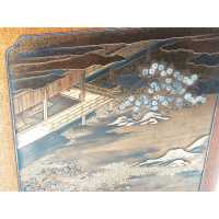 Art Japonais BUNKO BOÎTE À DOCUMENTS EN LAQUE NASHIJI ET TAKAMAKI-E OR - JAPON ÉPOQUE MEIJI 1868/1912  - 23