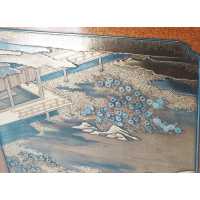 Art Japonais BUNKO BOÎTE À DOCUMENTS EN LAQUE NASHIJI ET TAKAMAKI-E OR - JAPON ÉPOQUE MEIJI 1868/1912  - 26