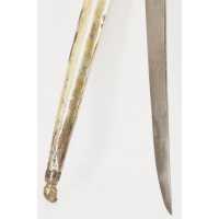 Armes Blanches LONG POIGNARD KARD TURC OTTOMAN XVIIIè WOOTZ JADE VERMEIL & CABOCHONS CMV30465.19 - 3
