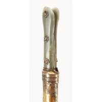 Armes Blanches LONG POIGNARD KARD TURC OTTOMAN XVIIIè WOOTZ JADE VERMEIL & CABOCHONS CMV30465.19 - 11