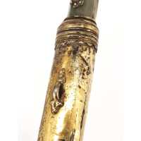 Armes Blanches LONG POIGNARD KARD TURC OTTOMAN XVIIIè WOOTZ JADE VERMEIL & CABOCHONS CMV30465.19 - 13