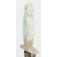 Armes Blanches POIGNARD MUGHAL  ARGENT & JADE NORD DE L' INDE / MONGHOL XVIIIè DE00373-35 - 3