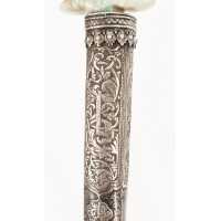 Armes Blanches POIGNARD MUGHAL  ARGENT & JADE NORD DE L' INDE / MONGHOL XVIIIè DE00373-35 - 18
