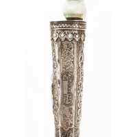 Armes Blanches POIGNARD MUGHAL  ARGENT & JADE NORD DE L' INDE / MONGHOL XVIIIè DE00373-35 - 6