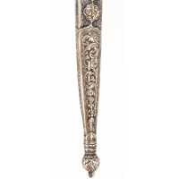 Armes Blanches POIGNARD MUGHAL  ARGENT & JADE NORD DE L' INDE / MONGHOL XVIIIè DE00373-35 - 23