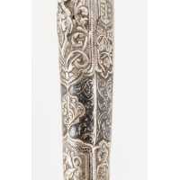 Armes Blanches POIGNARD MUGHAL  ARGENT & JADE NORD DE L' INDE / MONGHOL XVIIIè DE00373-35 - 7