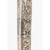 Armes Blanches POIGNARD MUGHAL  ARGENT & JADE NORD DE L' INDE / MONGHOL XVIIIè DE00373-35 - 24