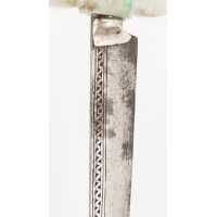 Armes Blanches POIGNARD MUGHAL  ARGENT & JADE NORD DE L' INDE / MONGHOL XVIIIè DE00373-35 - 28