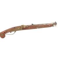 Armes de Poing TANJO TSUTSU PISTOLET JAPONAIS À MÈCHE ÉPREUVE T.A.R. TEPPO D'ARSENAL Calibre 13.2mm - JAPON EDO XIXè - 1