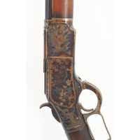 Armes d'Épaule RARE SPECIAL SHORT RIFLE WINCHESTER .22 MODEL 1873 DELUXE CALIBRE 22 COURT 1887 MADE USA CH607 - 5