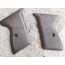 PISTOLET MAUSER HSC  WW2   PAIRE DE PLAQUETTES EN NOYER