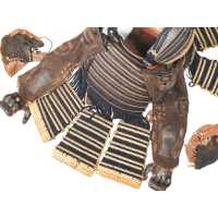 Art Japonais ARMURE DE SAMOURAÏ Époque EDO 1603/1868 Famille Chigaiya - JAPON XVIIè / XVIIIè CMV33257-38 - 40