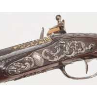Armes de Poing LUXUEUX PISTOLET D'OFFICIER À SILEX LABORDE PARIS 1745 À 1760 FRANCE XVIIIè RÈGNE DE LOUIS XV A-33395-14 - 13