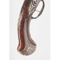 Armes de Poing LUXUEUX PISTOLET D'OFFICIER À SILEX LABORDE PARIS 1745 À 1760 FRANCE XVIIIè RÈGNE DE LOUIS XV A-33395-14 - 5