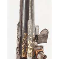 Armes de Poing LUXUEUX PISTOLET D'OFFICIER À SILEX LABORDE PARIS 1745 À 1760 FRANCE XVIIIè RÈGNE DE LOUIS XV A-33395-14 - 35