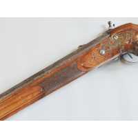 Armes d'Épaule IMPOSANTE PRESTIGIEUSE ARQUEBUSE DE CHASSE D'APPARAT À SILEX SIGNÉE JOHANNES POPIC À BRESLAU/ WROCLAW - SILÉSIE X