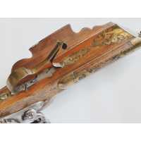 Armes d'Épaule IMPOSANTE PRESTIGIEUSE ARQUEBUSE DE CHASSE D'APPARAT À SILEX SIGNÉE JOHANNES POPIC À BRESLAU/ WROCLAW - SILÉSIE X