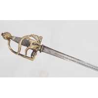 Armes Blanches ÉPEE GENDARMERIE LOUIS XV LAME RACCOURCIE POUR SERVICE A PIED ? - 2