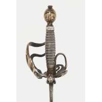 Armes Blanches ÉPEE GENDARMERIE LOUIS XV  LAME RACCOURCIE POUR SERVICE A PIED ?  - 11