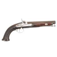 Armes de Poing PISTOLET DE TIR BRITANNIQUE ANDREWS BENJAMIN 1821-1826 ROS-ON-WYE HEREFORD - GB XIXè CALIBRE 17,6mm 1469-62-65 -