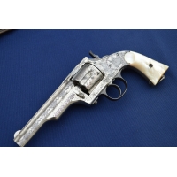 Handguns MERWIN HULBERT 4é Mle 1883 REVOLVER 5.5 " SA/DA 44/40 GRAVURE D'USINE - US XIXè {PRODUCT_REFERENCE} - 2