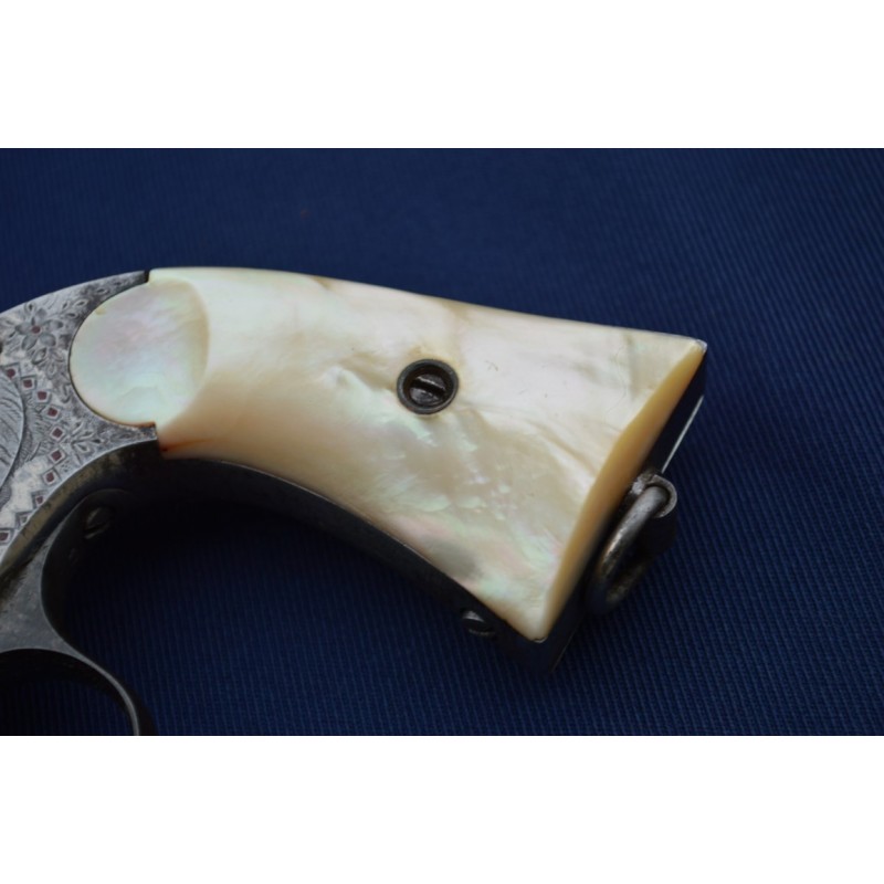 Handguns MERWIN HULBERT 4é Mle 1883 REVOLVER 5.5 " SA/DA 44/40 GRAVURE D'USINE - US XIXè {PRODUCT_REFERENCE} - 18