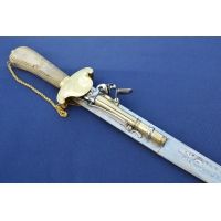 Chasse DAGUE DE VENERIE   CHASSE COMBINE  PISTOLET SILEX  - France XVIIIè {PRODUCT_REFERENCE} - 2