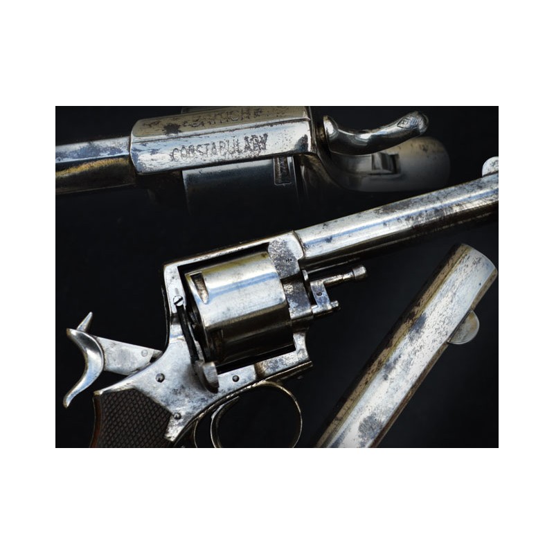 Handguns REVOLVER BULLDOG BRITISH CONSTABULARY LIEGOIS Calibre 500 - BE XIXè {PRODUCT_REFERENCE} - 4