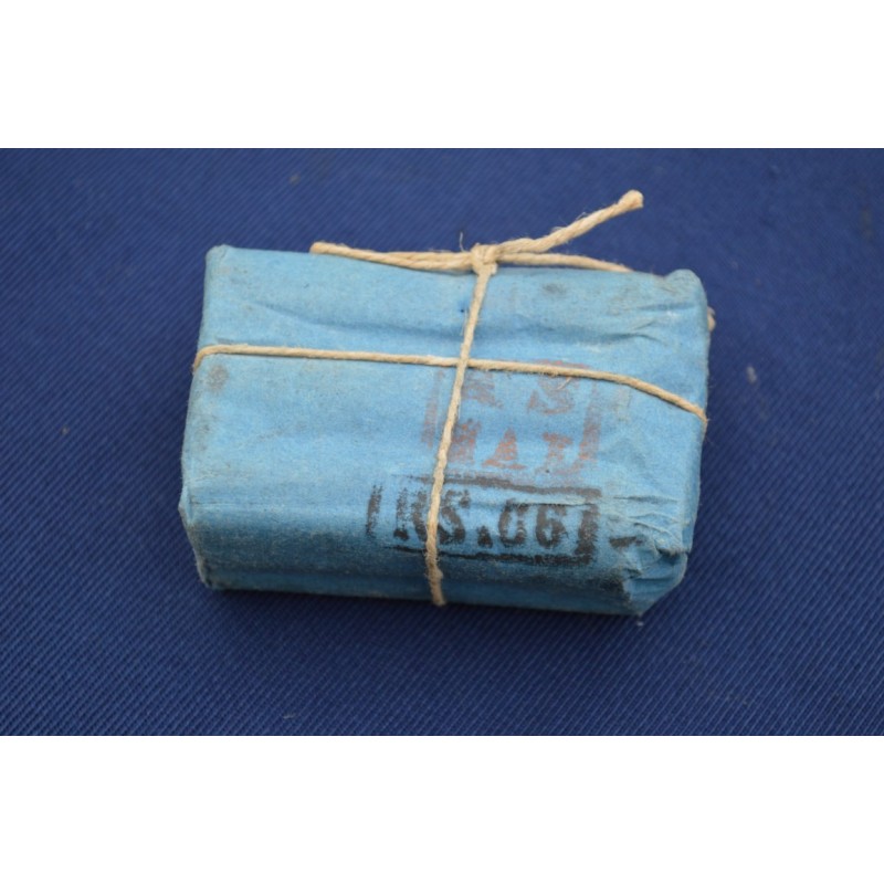 SACHET FICELE CARTOUCHE CARABINE 1859 CHASSEUR TABATIERE POUDRE NOIR - FR 2nd Empire SACHET FICELE CARTOUCHE CARABINE 1859 CHASSEUR TABATIERE POUDRE NOIR - FR 2nd Empire