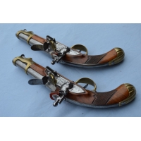 Archives  PAIRE PISTOLET SILEX CAVALERIE AN IX OFFICIER Mre Nle de VERSAILLES BOUTET 1801-1802 - FR DIRECTOIRE {PRODUCT_REFERENC