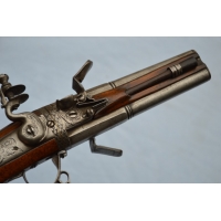 Armes de Poing PISTOLET SILEX 2 CANONS TOURNANTS VERS 1680 - FR Ancien Régime Louis XIV {PRODUCT_REFERENCE} - 19