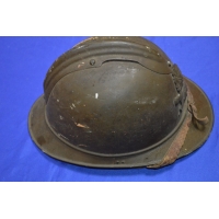 CASQUE ADRIAN OFFICIER ARTILLERIE EN ALUMINIUM - FR 14 18