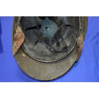 CASQUE ADRIAN OFFICIER ARTILLERIE EN ALUMINIUM - FR 14 18