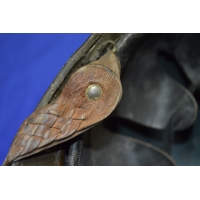CASQUE ADRIAN OFFICIER ARTILLERIE EN ALUMINIUM - FR 14 18
