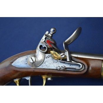 PISTOLET MARINE A SILEX AN XIII TULLE 1813 - FR Premier Empire