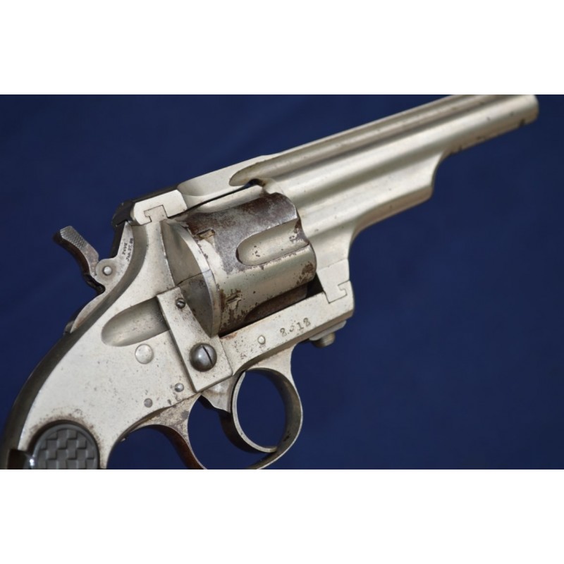 MERWIN HULBERT REVOLVER 4e MODEL SADA Nickelé - US XIXè - US XIXè MERWIN HULBERT REVOLVER 4e MODEL SADA Nickelé - US XIXè - US XIXè