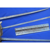 Armes Blanches SABRE D'OFFICIER DE GRENADIERS D'INFANTERIE MODELE REGLEMENTAIRE DE 1750 lame Bretteur - FR ANCIEN REGIME {PRODUC