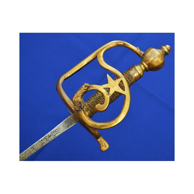 Armes Blanches SABRE OFFICIER GARDE DAUPHINé MODELE REGLEMENTAIRE DE 1750 - FR ANCIEN REGIME 4FRS09753 - 1