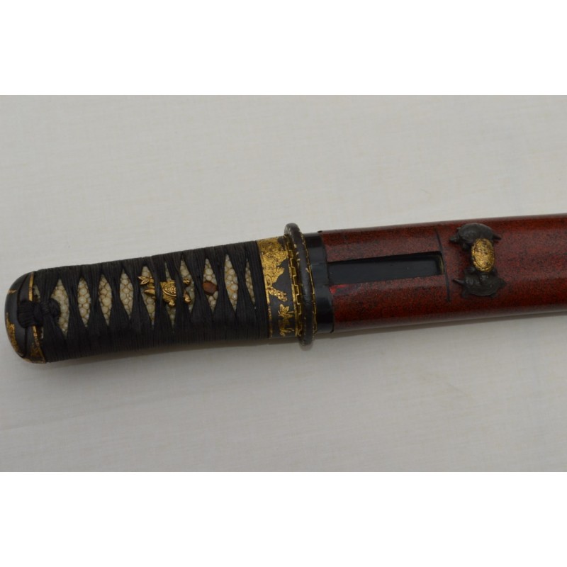 TANTO époque Muromachi fin Koto singé KANEMICHI province MINO - Japon XVIè 1573 TANTO époque Muromachi fin Koto singé KANEMICHI province MINO - Japon XVIè 1573