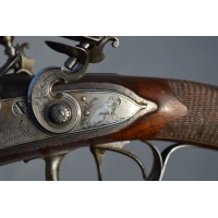 Catalogue Magasin FUSIL DE CHASSE DOUBLE A SILEX  BOUTET A VERSAILLES  MONTURE EN ARGENT 1798 - 1809 - FRANCE Consulat - Premier