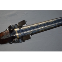 Catalogue Magasin FUSIL DE CHASSE DOUBLE A SILEX  BOUTET A VERSAILLES  MONTURE EN ARGENT 1798 - 1809 - FRANCE Consulat - Premier