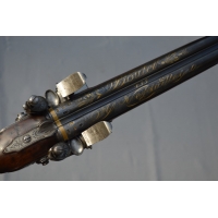 Catalogue Magasin FUSIL DE CHASSE DOUBLE A SILEX  BOUTET A VERSAILLES  MONTURE EN ARGENT 1798 - 1809 - FRANCE Consulat - Premier